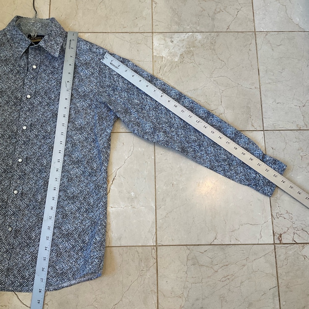 Cremieux Button Down Shirt, Cotton, Snaps, Long Sleeve, Like New, Men’s Sz S - Picture 13 of 13